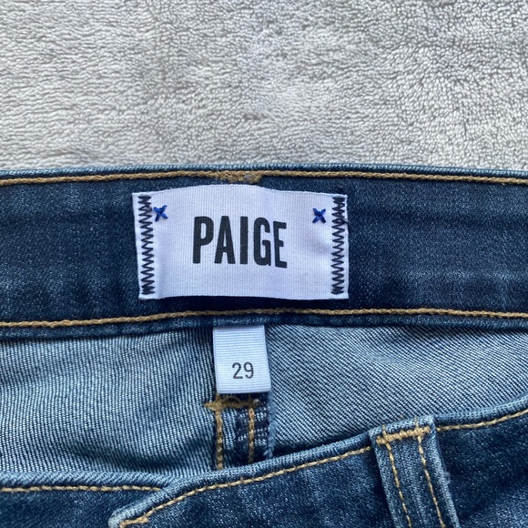 PAIGE Verdugo Ankle Dark Skinny Jeans - Picture 6 of 8